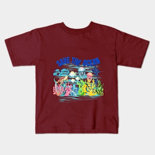 SAVE THE OCEAN! Kids T-Shirt